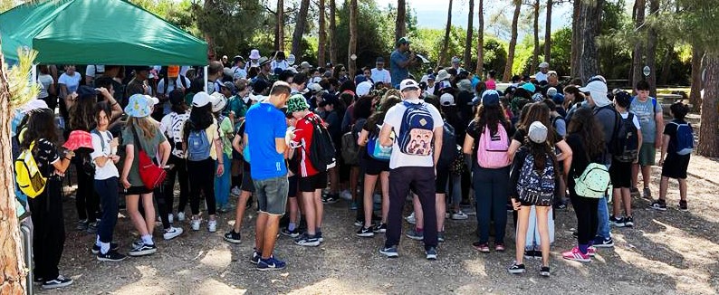 תדריך יציאה לניווט. צילומים: מחלקת ספורט זמארין