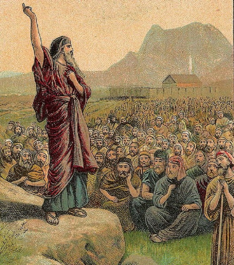 משה מדבר אל העבריים